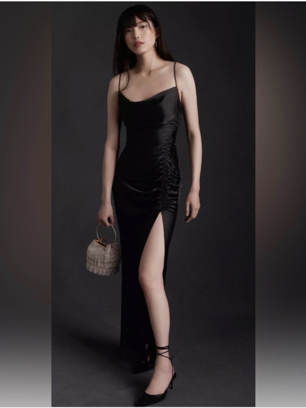 BHLDN Jennings Satin Charmeuse Dress
